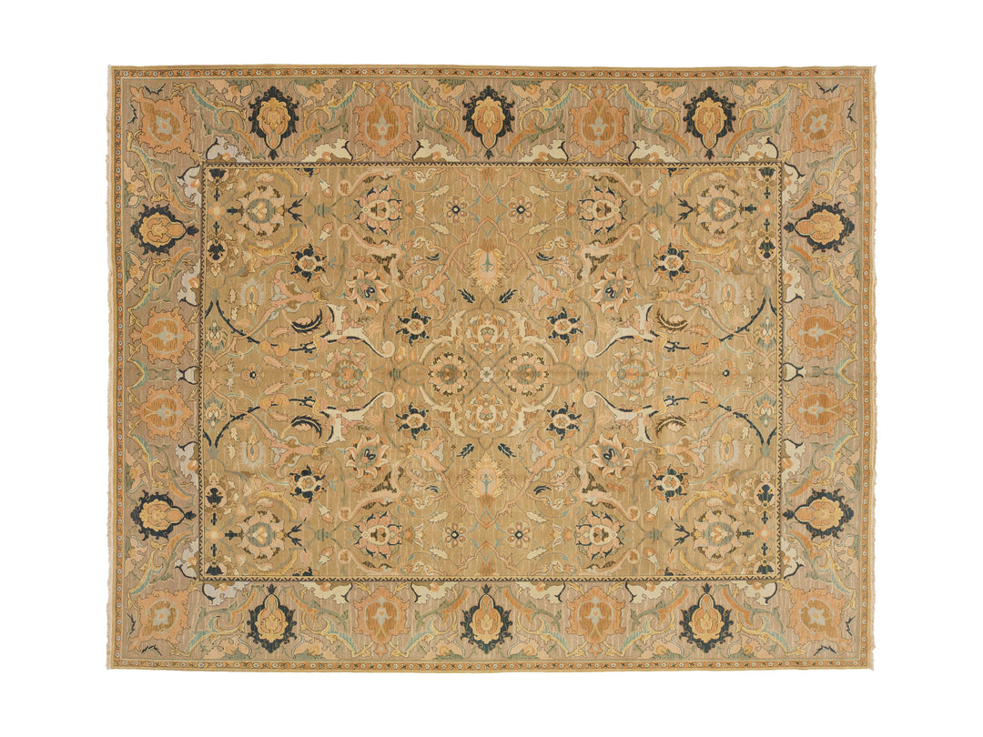 Contemporary Oushak Wool Rug 12 X 15