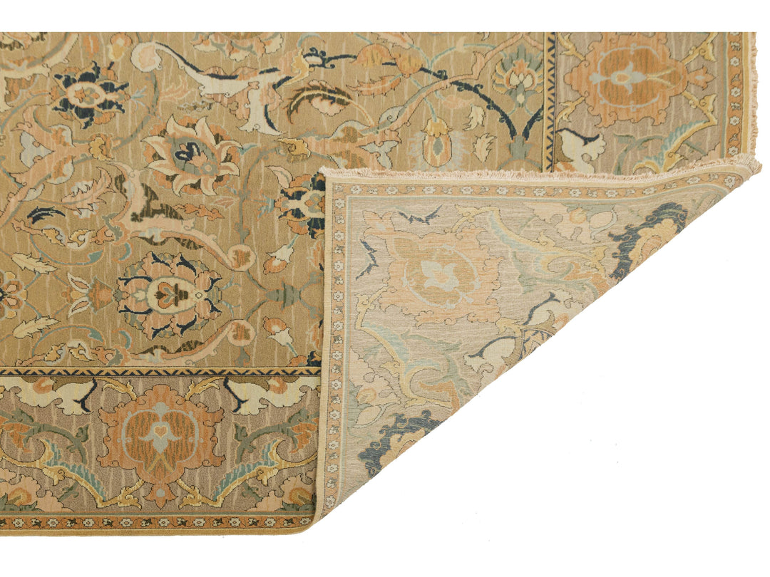 Contemporary Oushak Wool Rug 12 X 15