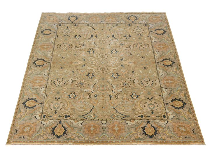 Contemporary Oushak Wool Rug 12 X 15