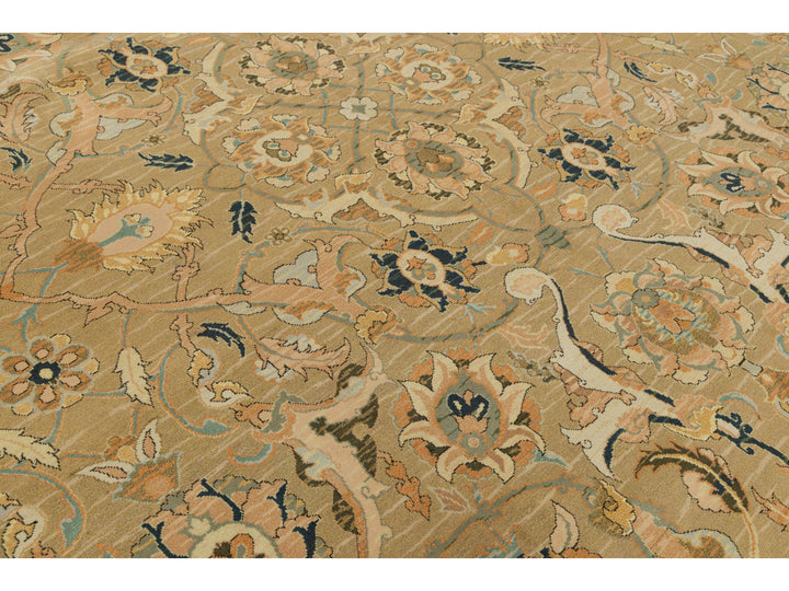 Contemporary Oushak Wool Rug 12 X 15