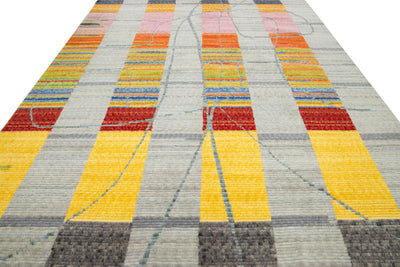 Modern Wool Rug 9 X 12