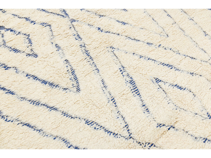 Modern Moroccan Wool Rug 7 X 10