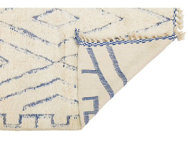 Modern Moroccan Wool Rug 7 X 10