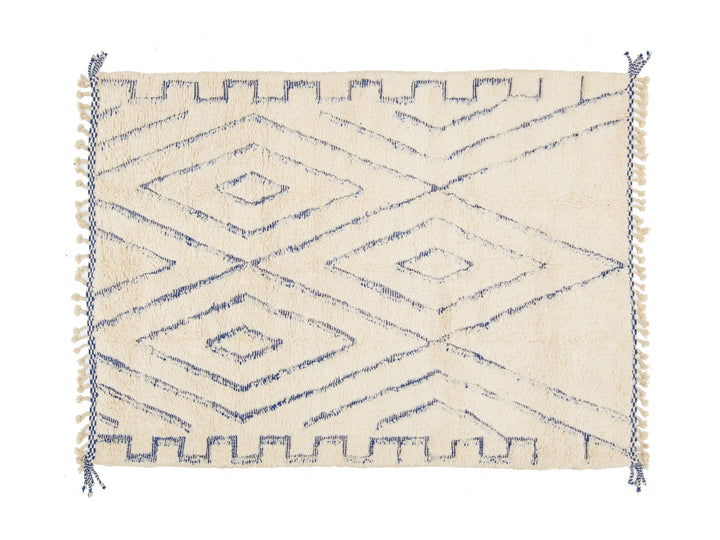 Modern Moroccan Wool Rug 7 X 10