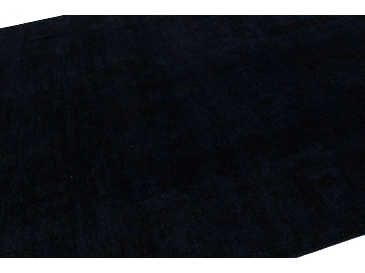 Modern Overdyed Wool Rug 9 X 11