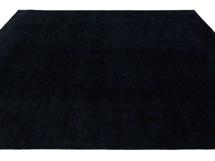 Modern Overdyed Wool Rug 9 X 11