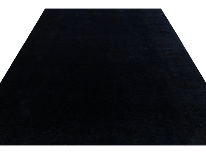 Modern Overdyed Wool Rug 9 X 11