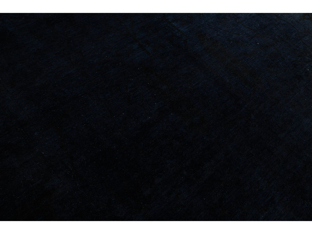 Modern Overdyed Wool Rug 9 X 11