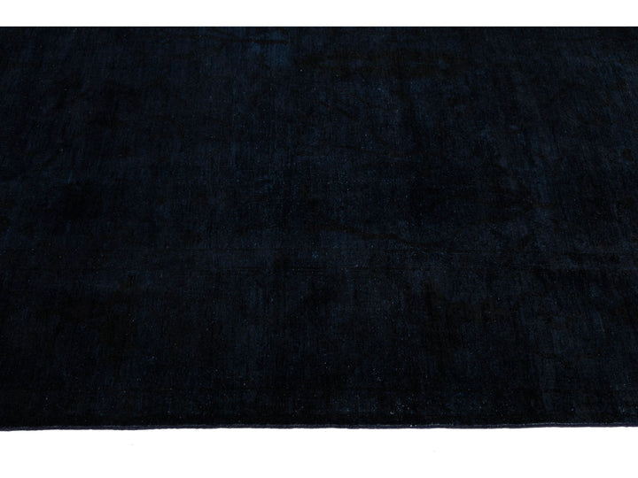Modern Overdyed Wool Rug 9 X 11
