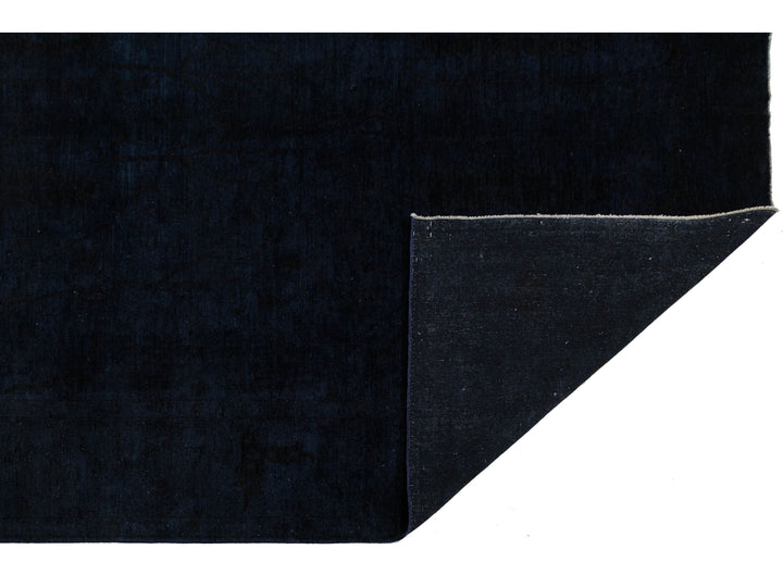 Modern Overdyed Wool Rug 9 X 11