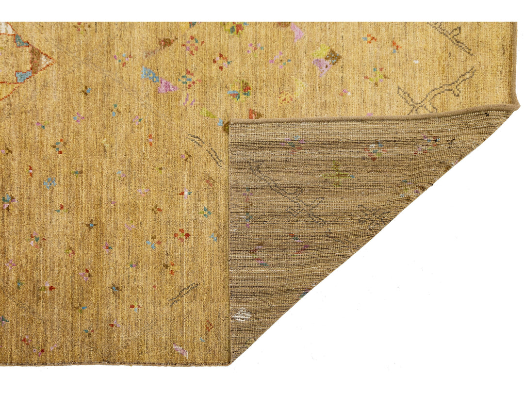 Modern Moroccan Wool Rug 9 X 12