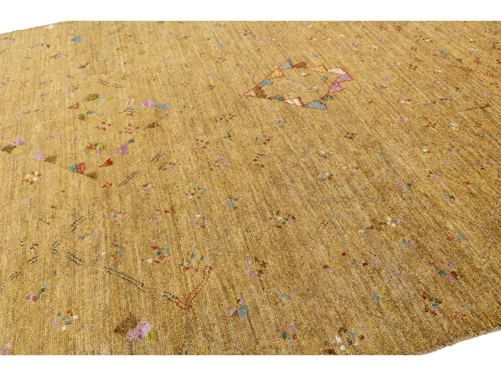 Modern Moroccan Wool Rug 9 X 12