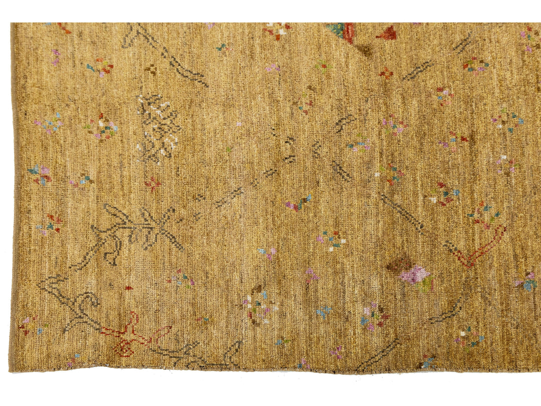 Modern Moroccan Wool Rug 9 X 12