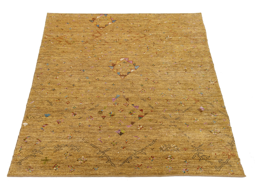 Modern Moroccan Wool Rug 9 X 12