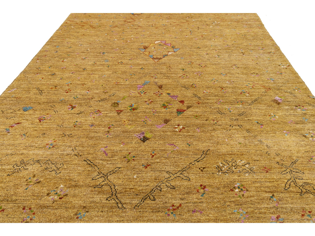 Modern Moroccan Wool Rug 9 X 12