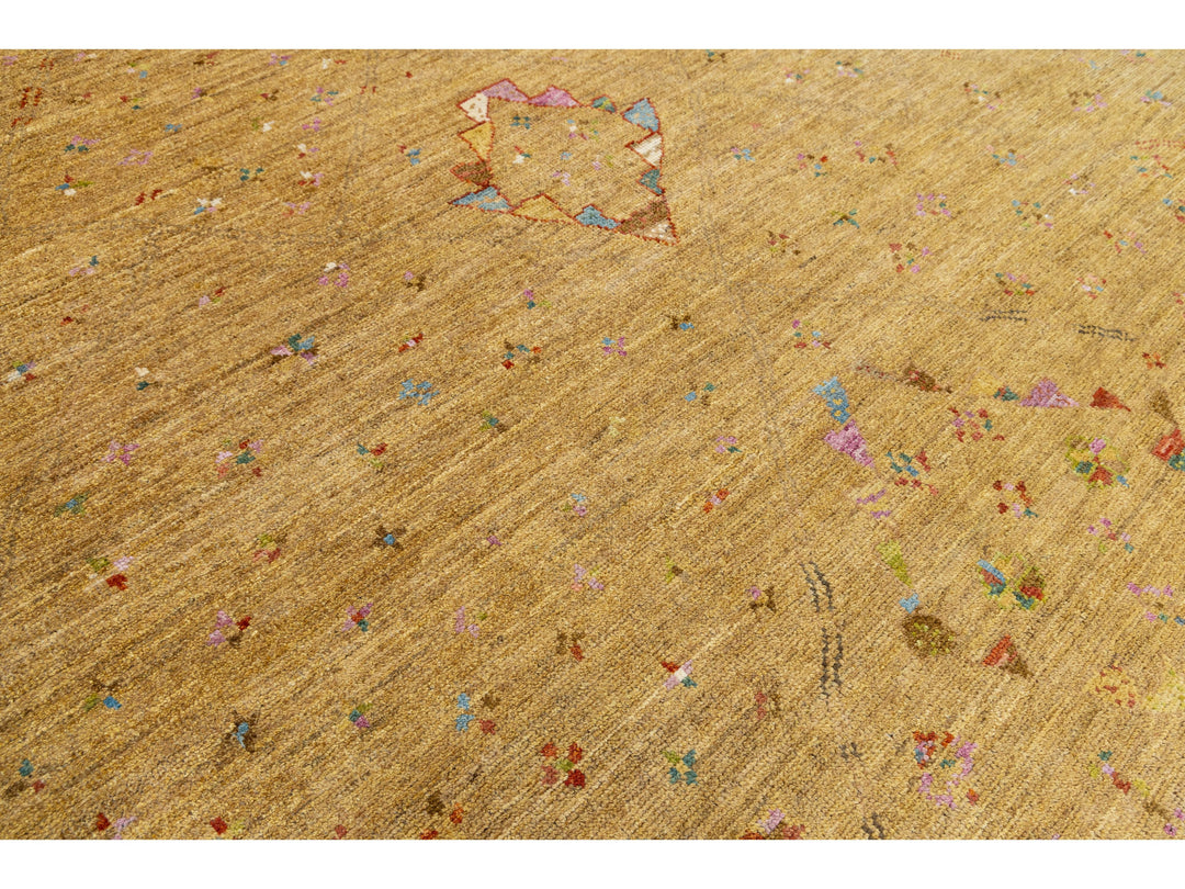 Modern Moroccan Wool Rug 9 X 12