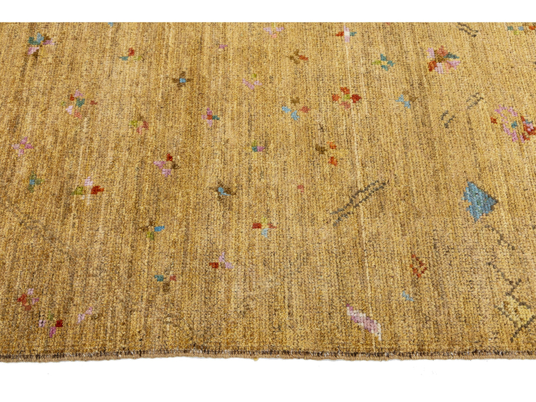 Modern Moroccan Wool Rug 9 X 12