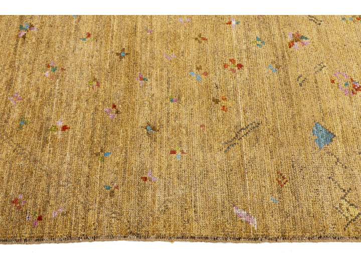 Modern Moroccan Wool Rug 9 X 12