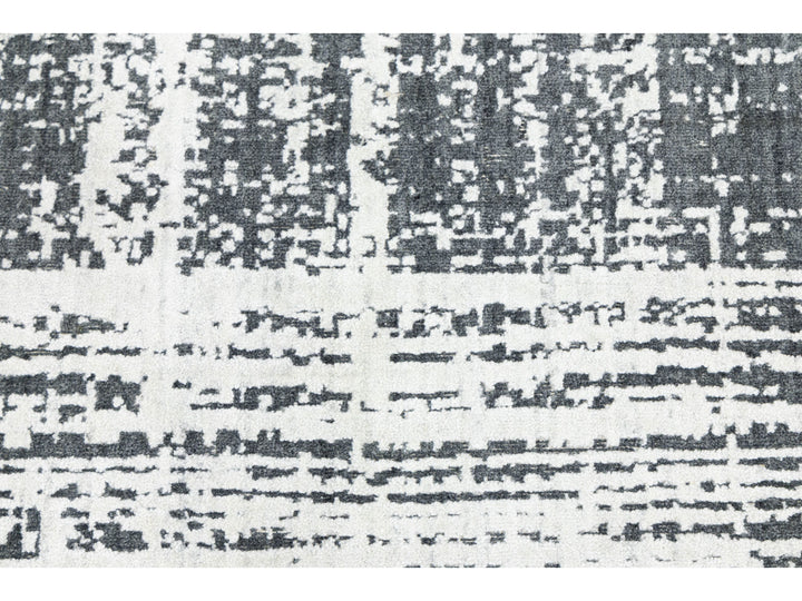 Modern Wool and Viscose Rug 12 X 15