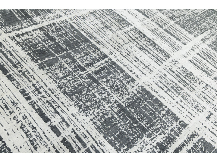 Modern Wool and Viscose Rug 12 X 15