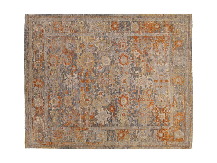 Contemporary Oushak Wool Rug 12 X 15