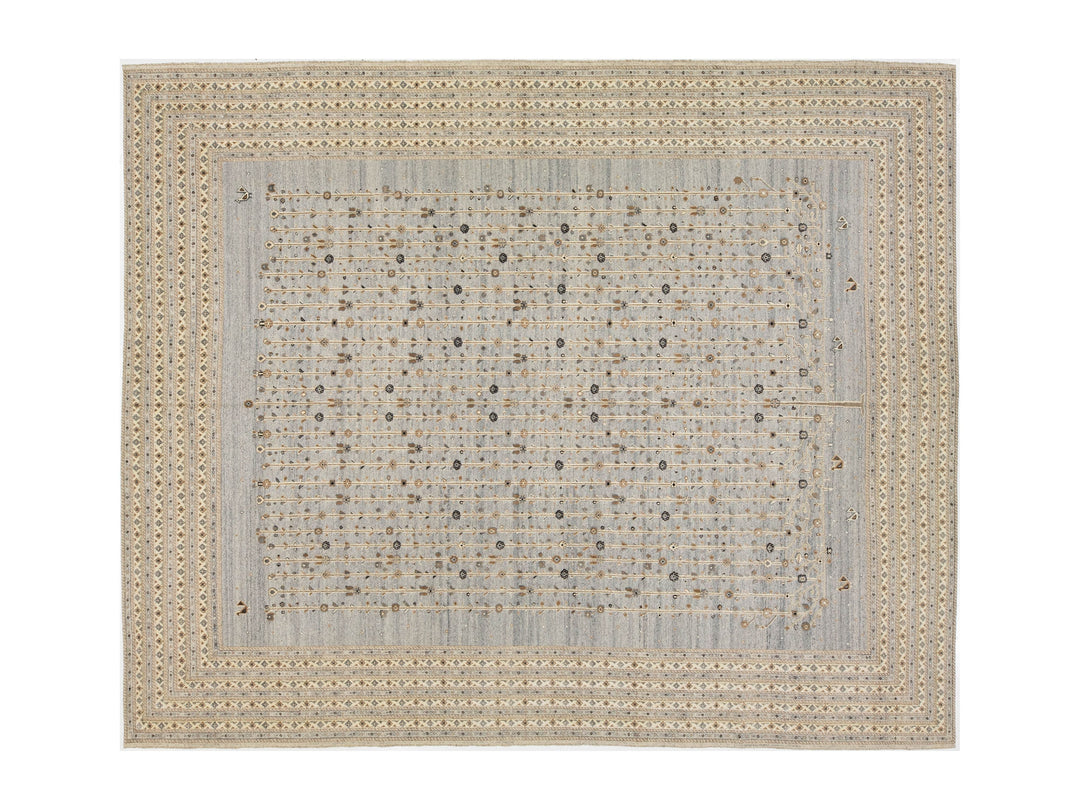 Modern Soumak Wool Rug 12 X 15