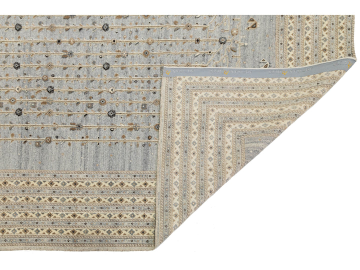 Modern Soumak Wool Rug 12 X 15