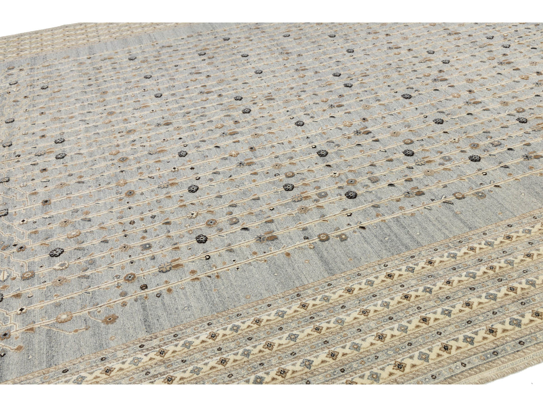 Modern Soumak Wool Rug 12 X 15