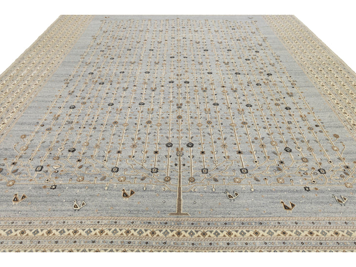 Modern Soumak Wool Rug 12 X 15