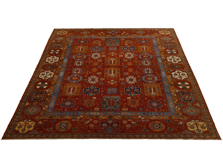 Modern Turkmen Wool Rug 17 X 21