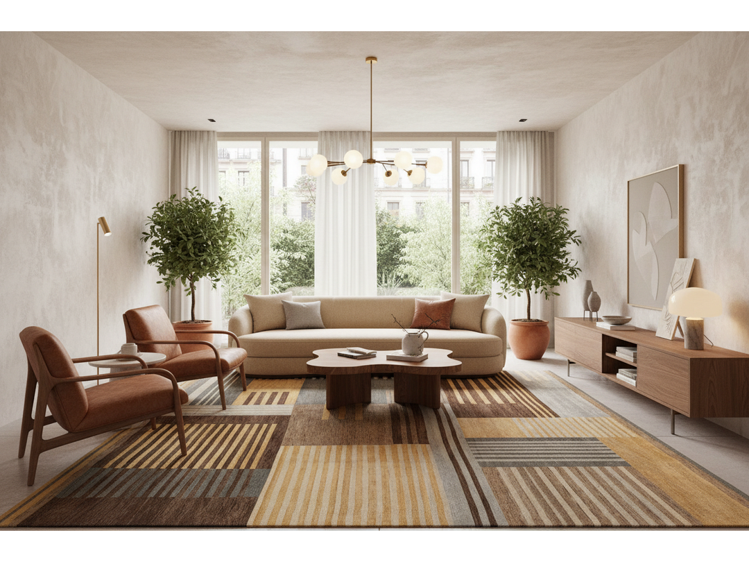 Modern Wool Rug 12 X 15