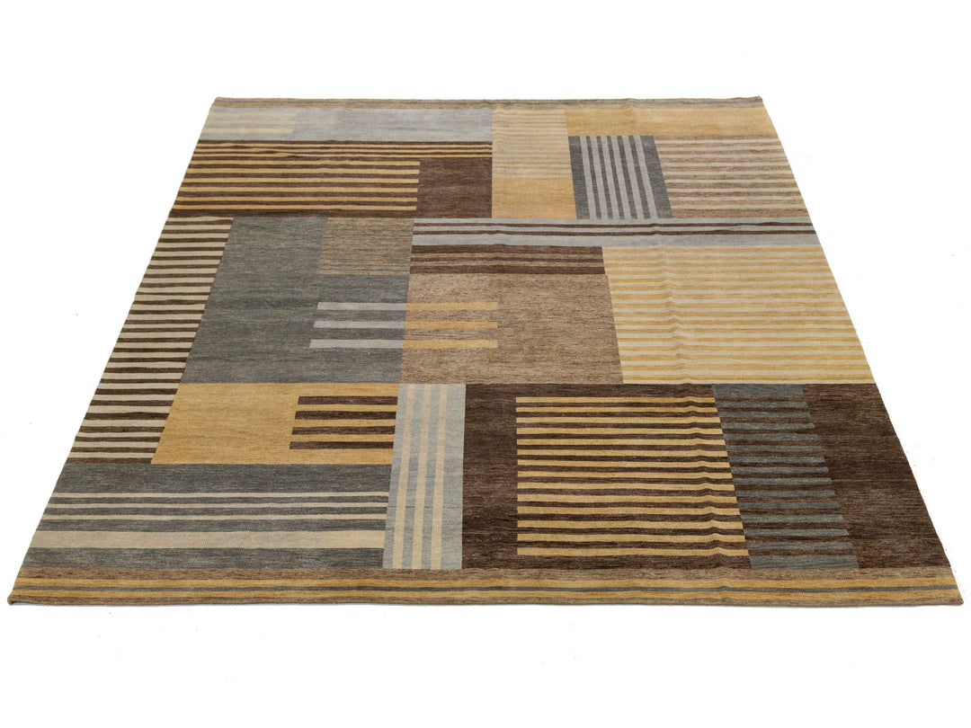 Modern Wool Rug 12 X 15