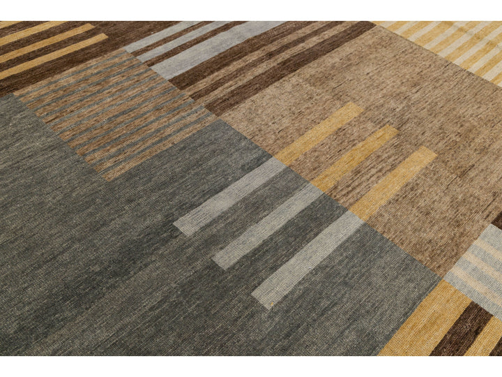 Modern Wool Rug 12 X 15