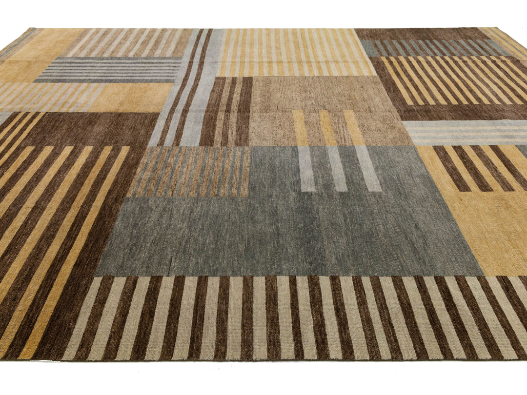 Modern Wool Rug 12 X 15
