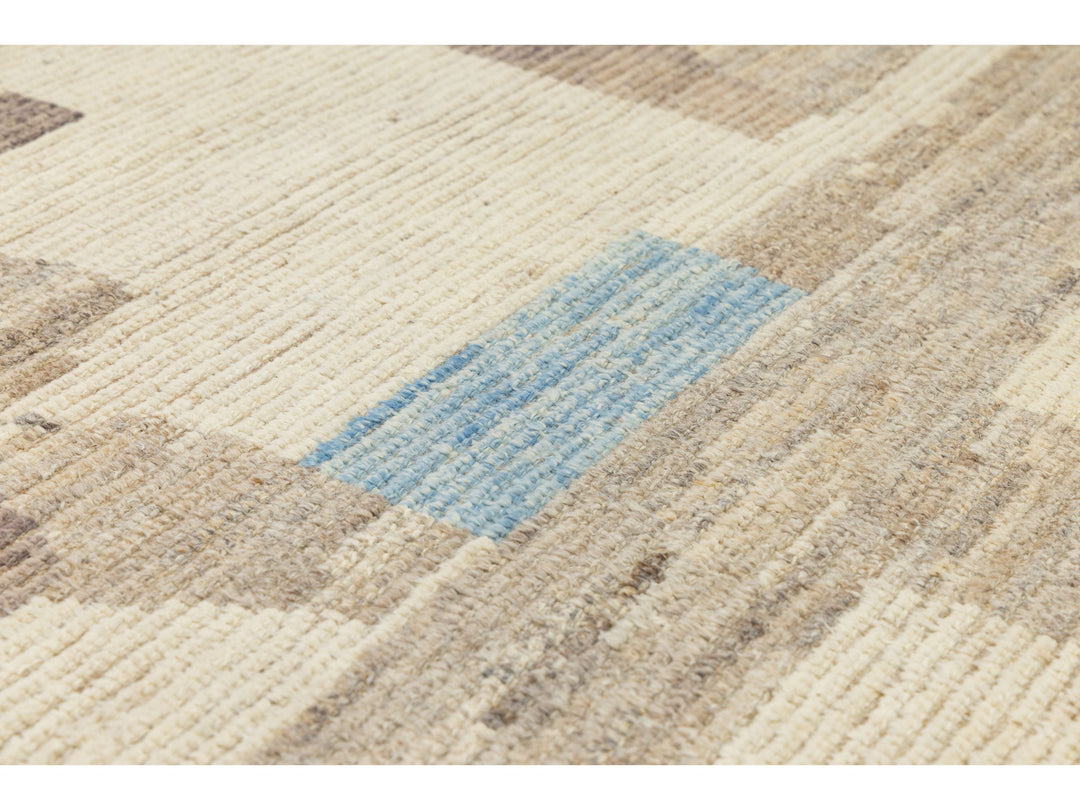 Modern Moroccan Wool Rug 9 X 12