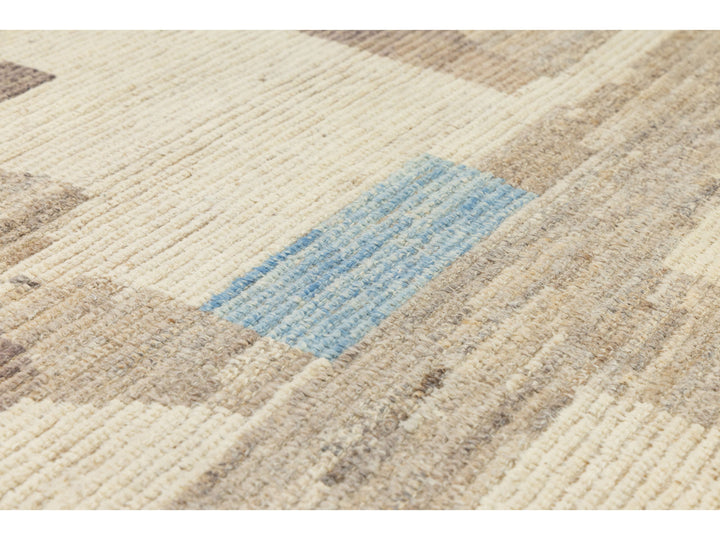 Modern Moroccan Wool Rug 9 X 12