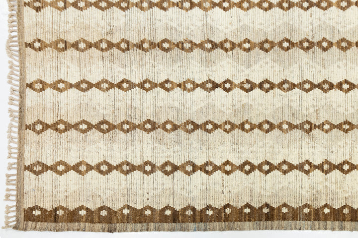 Modern Moroccan Wool Rug 10 X 13