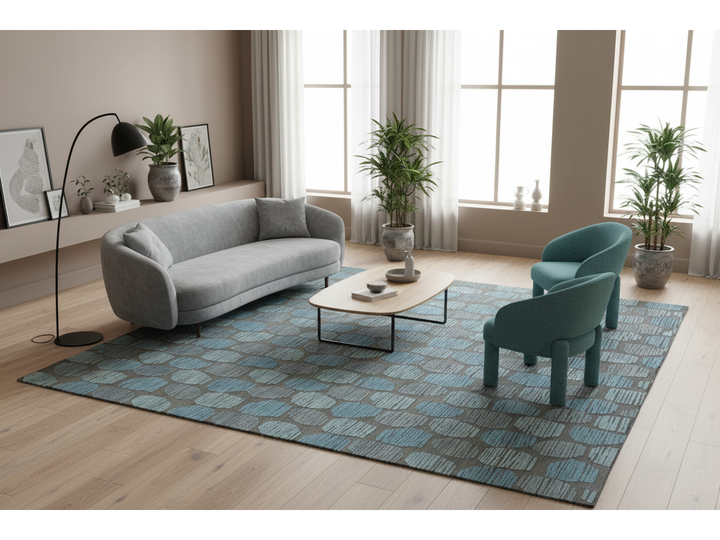 Modern Moroccan Wool Rug 12 X 15