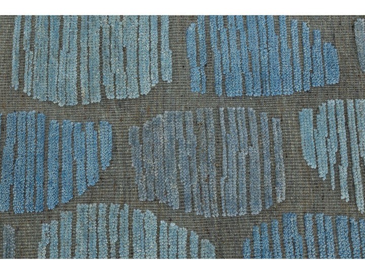 Modern Moroccan Wool Rug 12 X 15