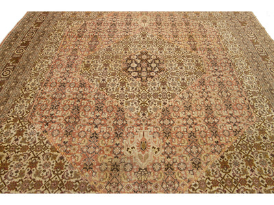 Antique Tabriz Wool Rug 10 X 12