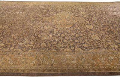 Antique Sultanabad Wool Rug 13 X 22