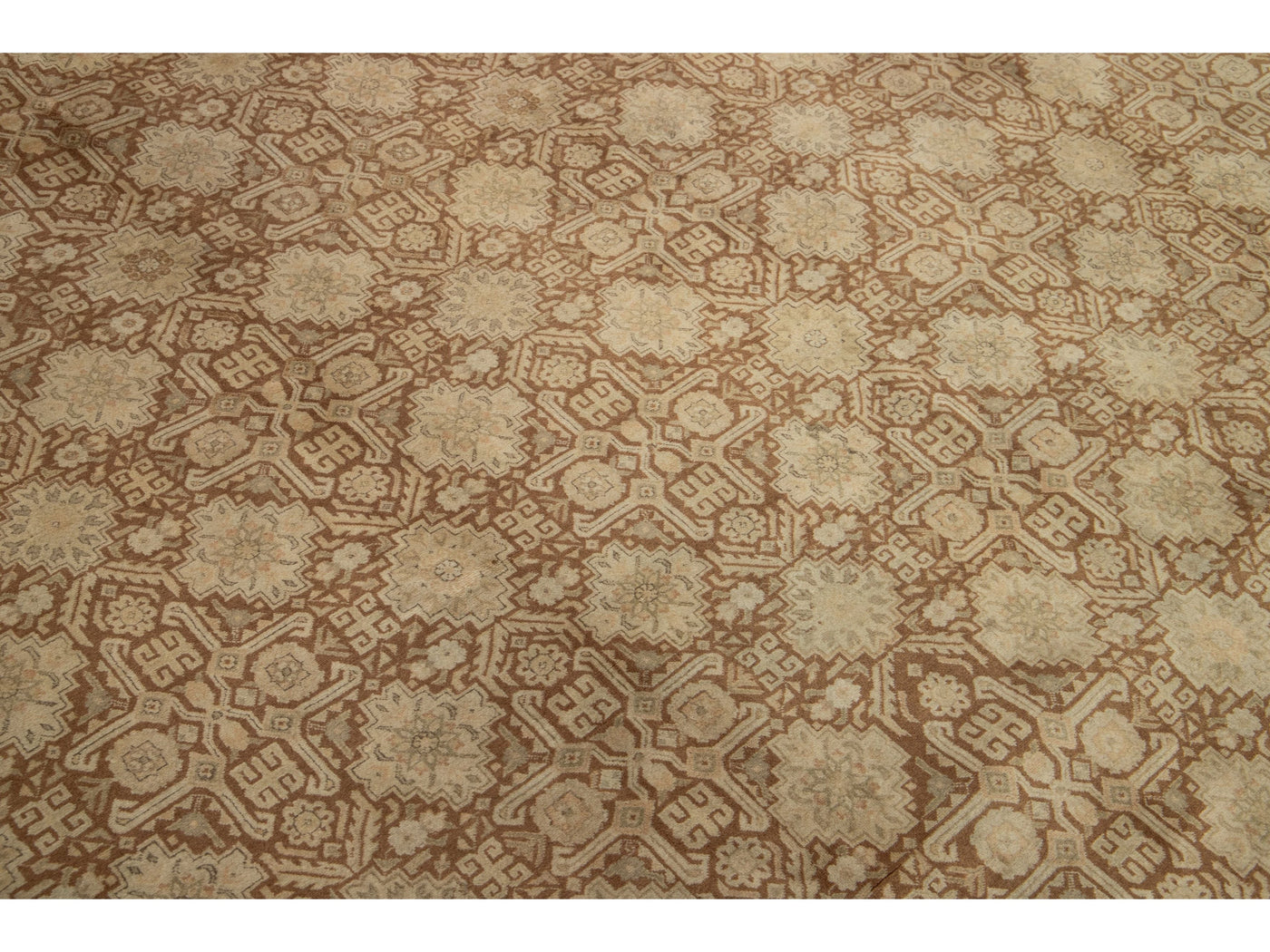 Antique Tabriz Wool Rug 10 X 13