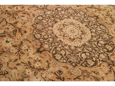 Antique Tabriz Wool Rug 10 X 12