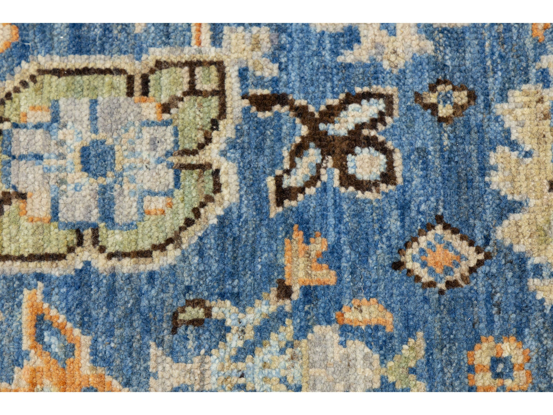 Modern Oushak Wool Rug 9 X 12