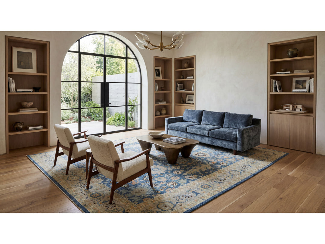 Modern Oushak Wool Rug 9 X 12