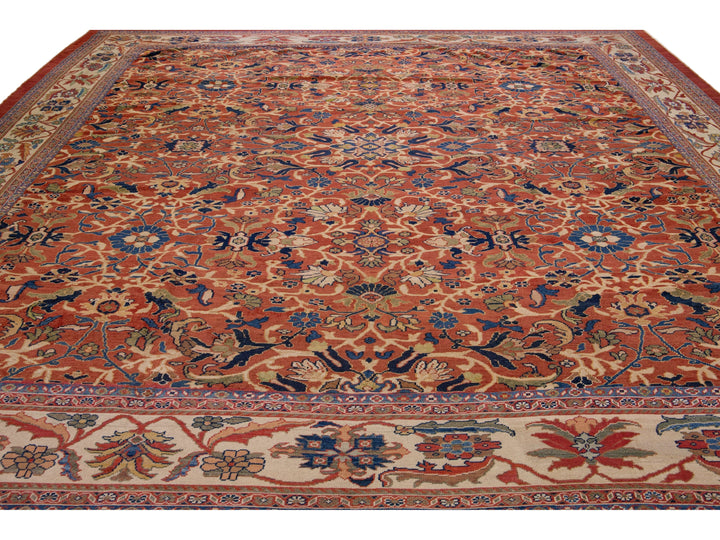 Antique Sultanabad Wool Rug 15 X 15