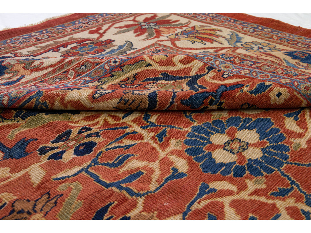 Antique Sultanabad Wool Rug 15 X 15