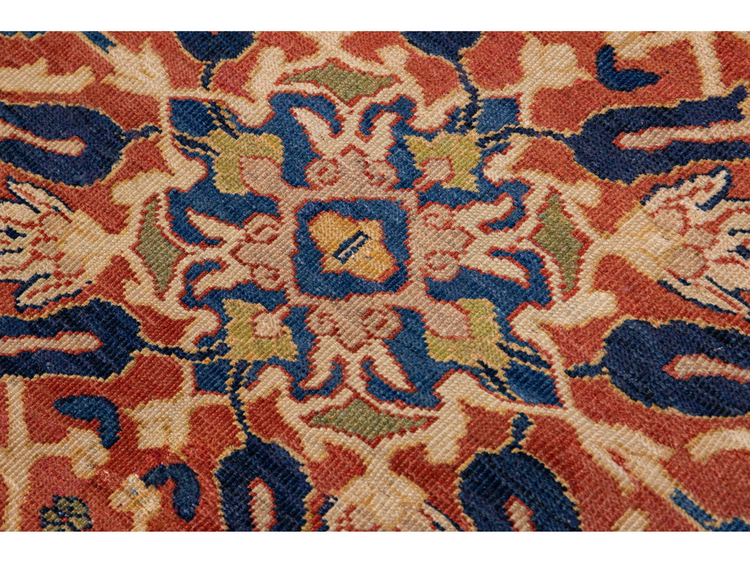 Antique Sultanabad Wool Rug 15 X 15