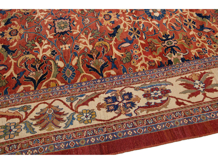 Antique Sultanabad Wool Rug 15 X 15