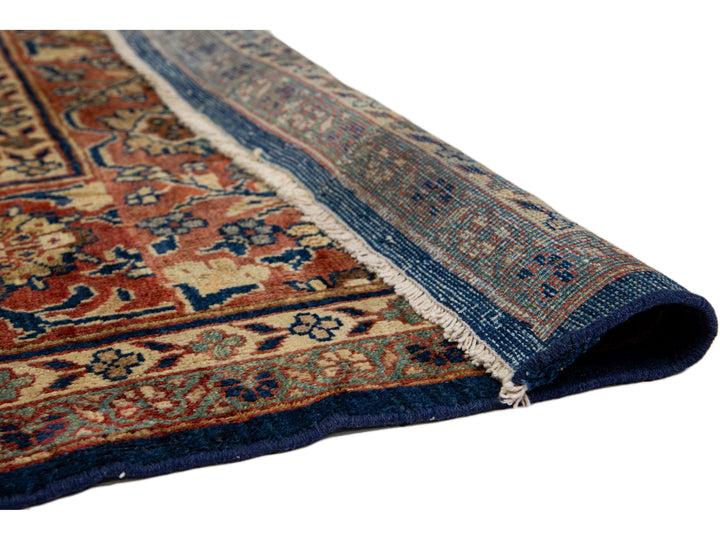 Antique Sultanabad Wool Rug 12 X 21